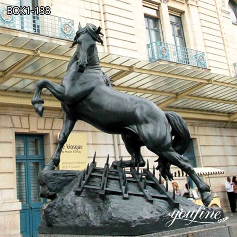 Life Size Bronze Antique Horse Statue Outdoor Decor for Sale BOK1-138