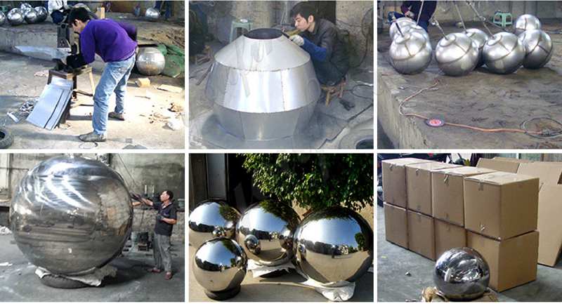 making of large stainless steel sculpture-YouFine Sculpture