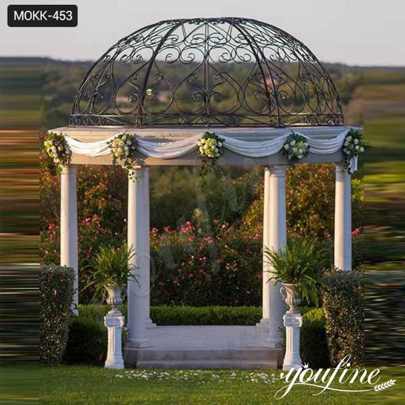 marble gazebo for wedding -YouFine Sculpture