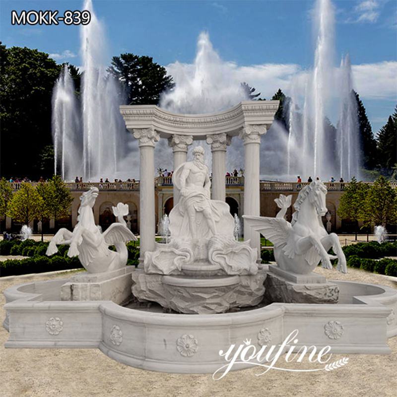 marble water fountain for garden-YouFine Sculpture