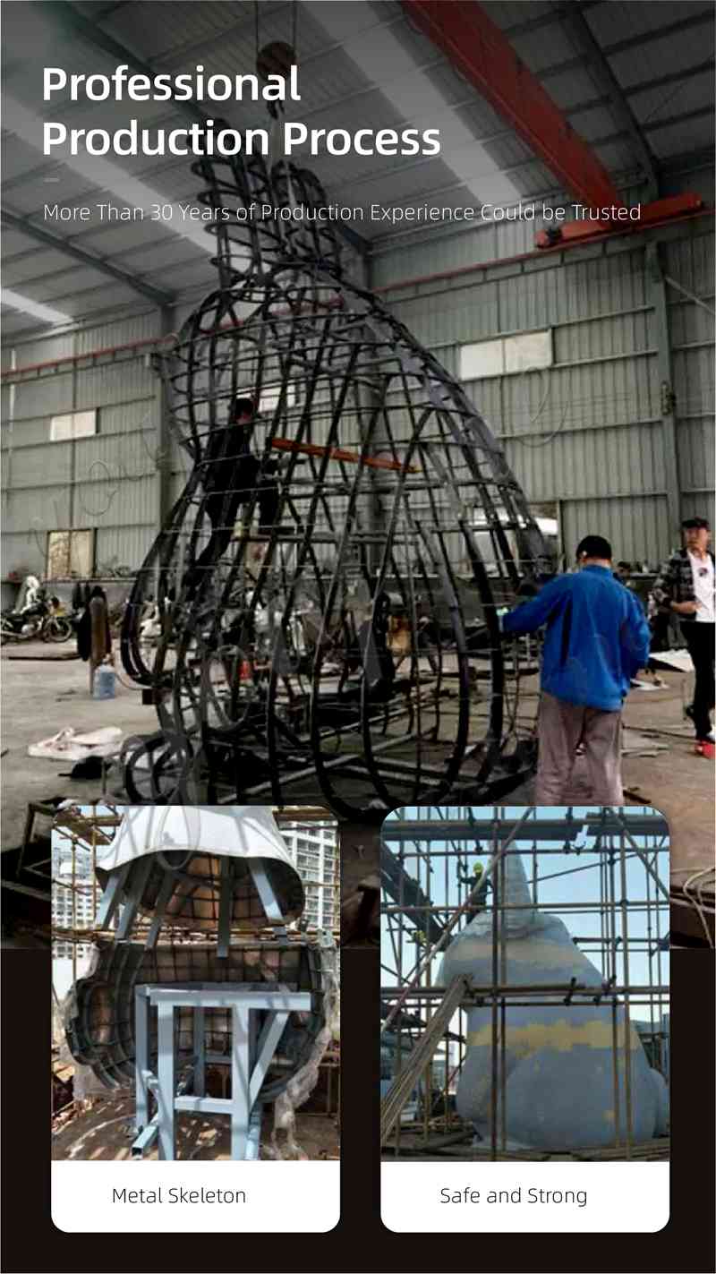 production of mirror stainless steel sculpture-YouFine Sculpture