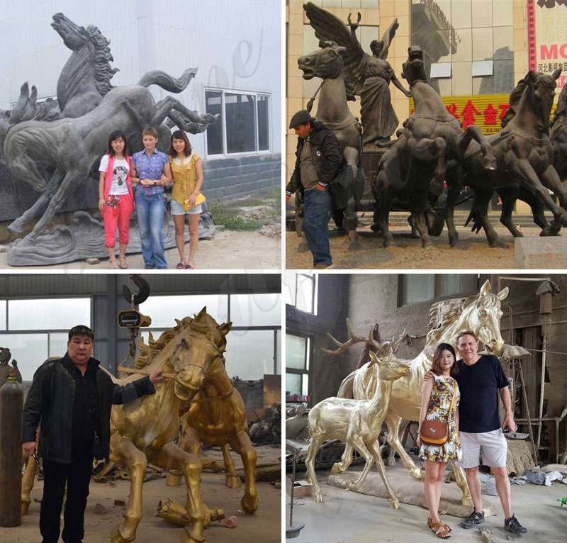 visit our outdoor bronze horse statue-YouFine Sculpture