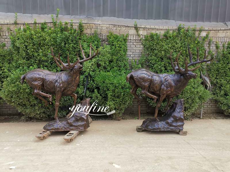 Bronze deer-YouFine Statue