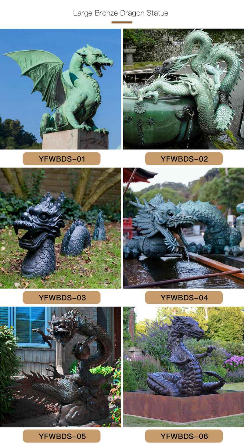 bronze dragon statues-YouFine Sculpture