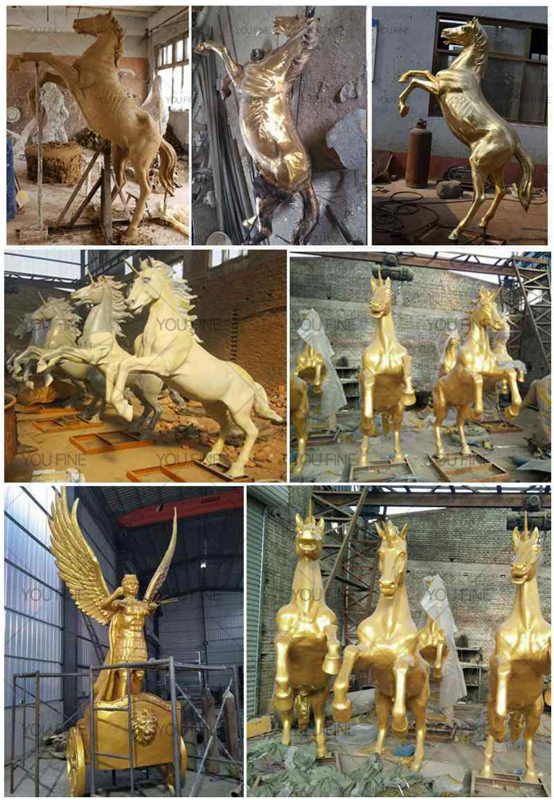 clay molds of horse statues for sale-YouFine Sculpture