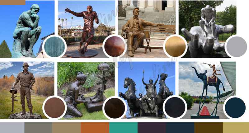 colors for bronze animal statues-YouFine Sculpture