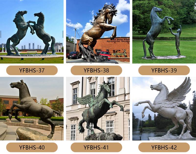 life size horse statues-YouFine Sculpture