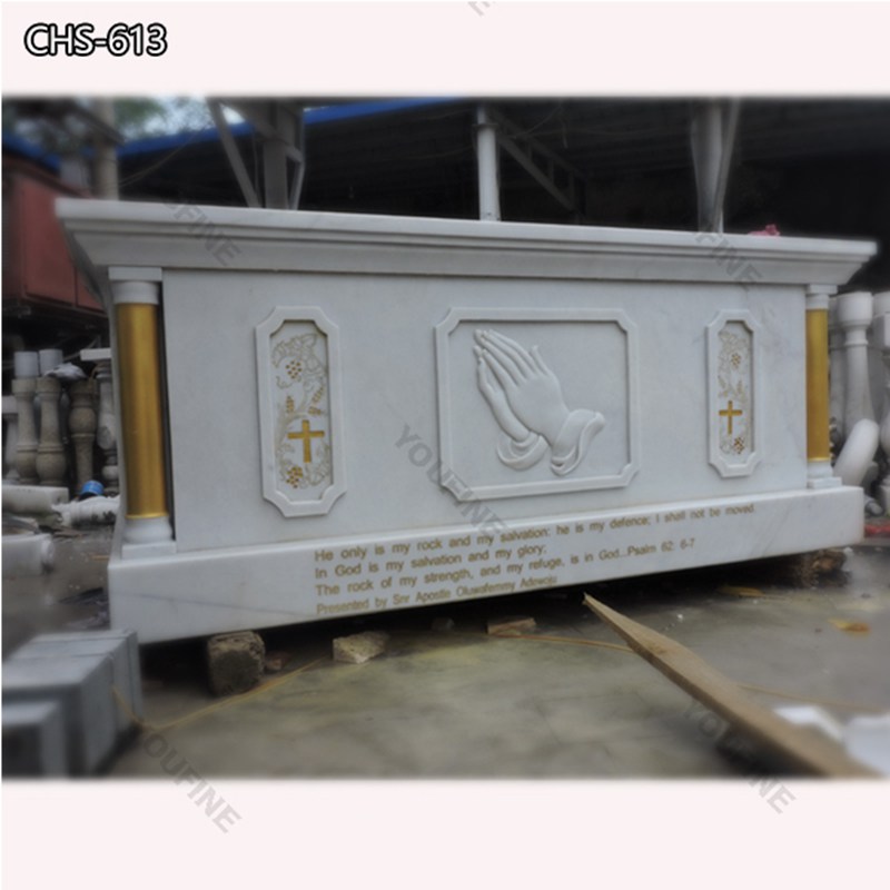 High-Quality Marble Altar Church Furniture for Sale CHS-613