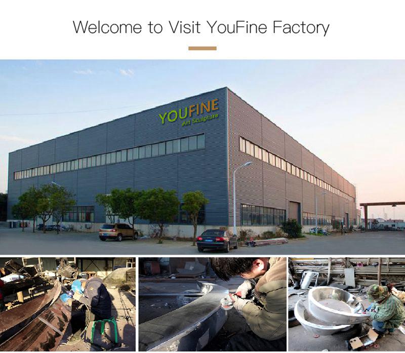 production site of metal sculptures for outdoors-YouFine Factory