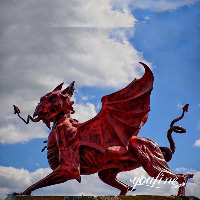 3. bronze western dragon -YouFine Sculpture