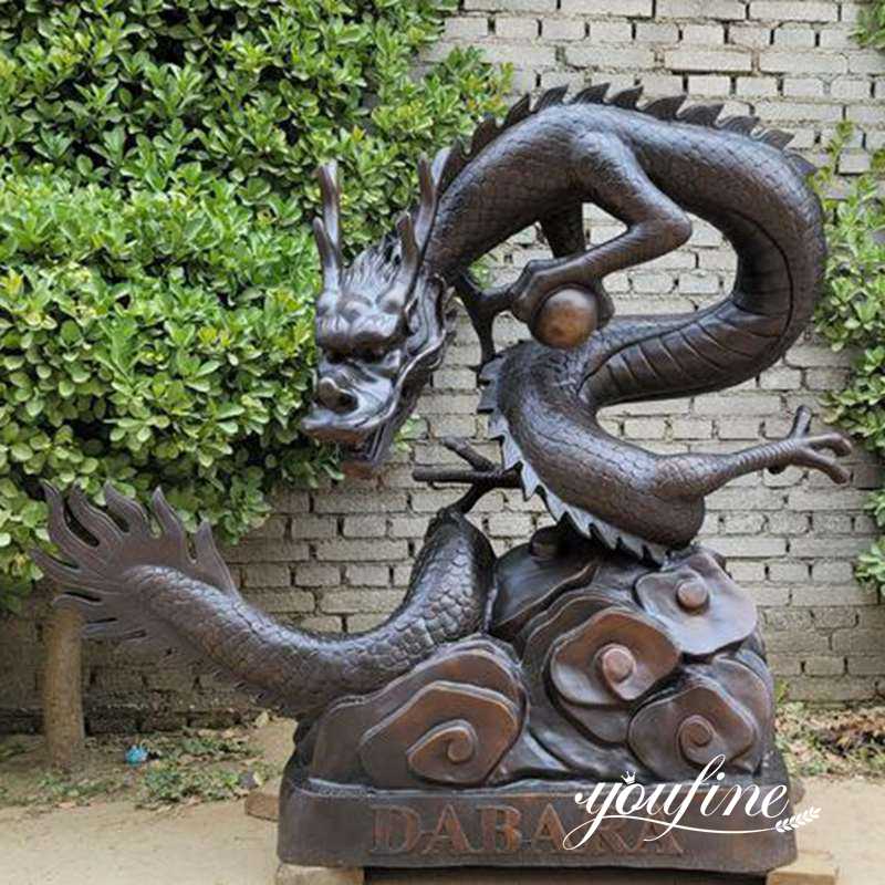 6. bronze Chinese dragon statue -YouFine Sculpture