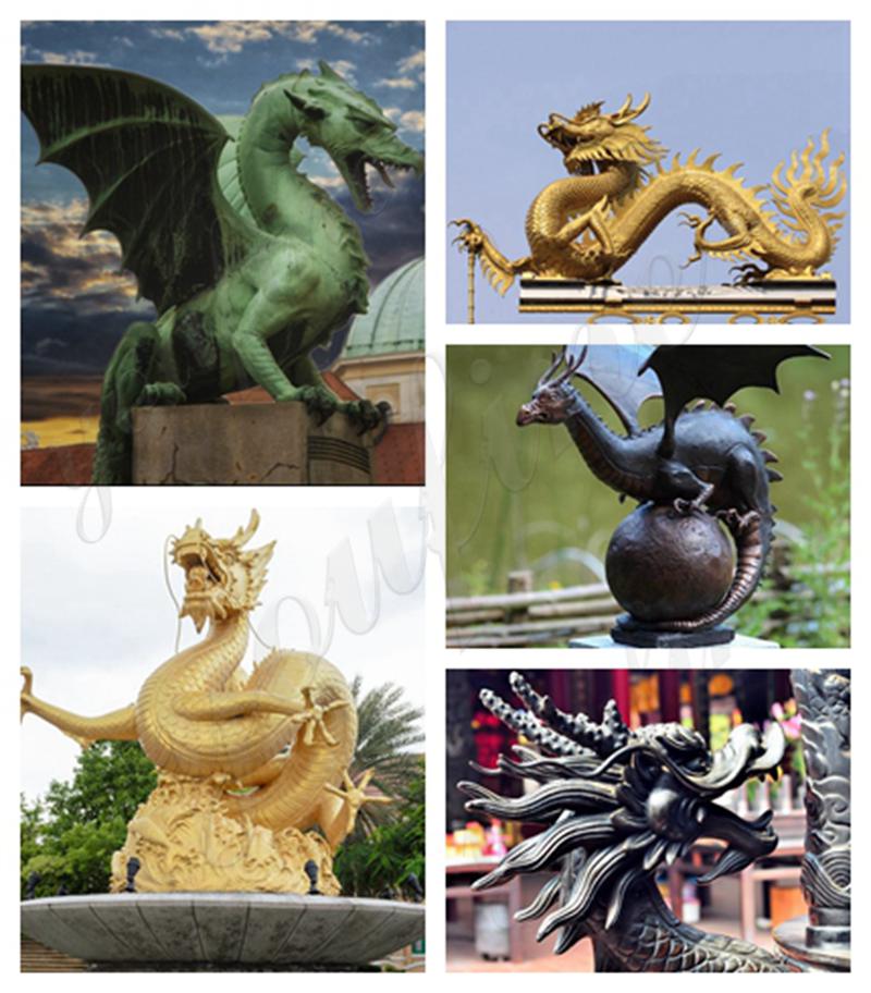 8. bronze dragon statues-YouFine Sculpture