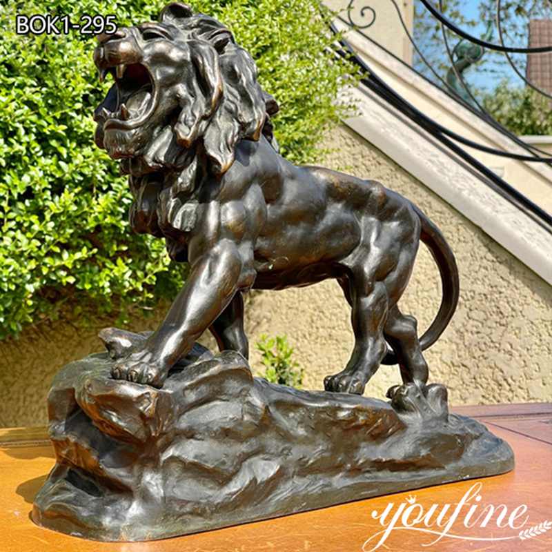 large bronze lion statue for sale-YouFine Sculpture