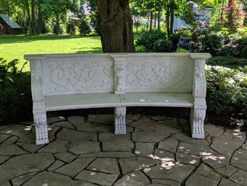 marble bench