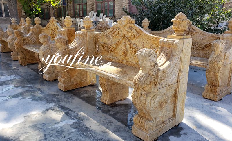 outdoor marble bench-01-YouFine statue