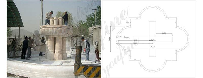 water test for marble garden wall fountain-YouFine Sculpture