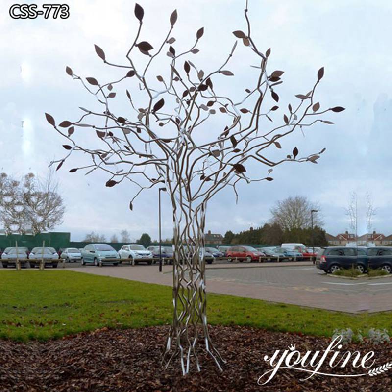 5.1.metal tree sculpture outdoor for sale-YouFine Sculpture