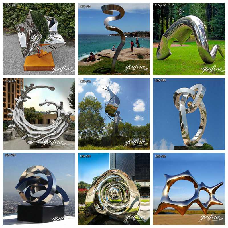 6.metal abstract sculptures-YouFine Sculpture