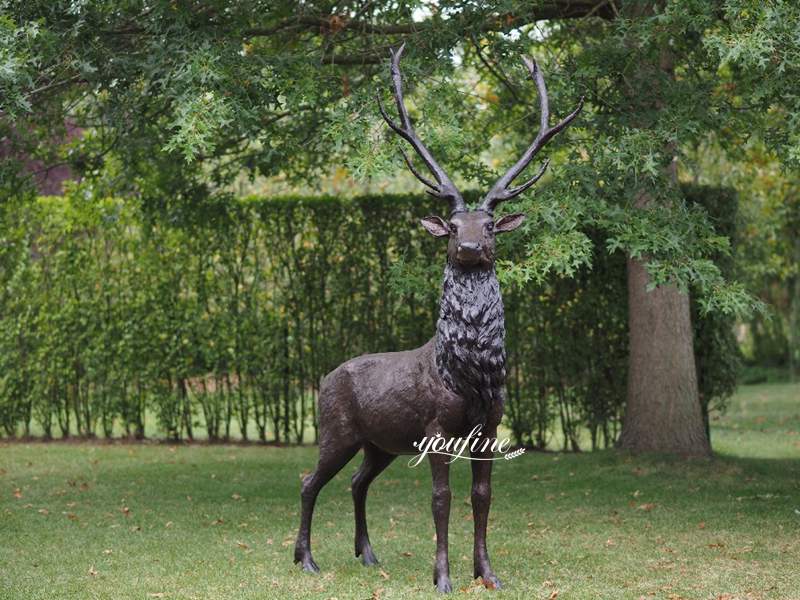 Bronze deer statue-YouFine Sculpture