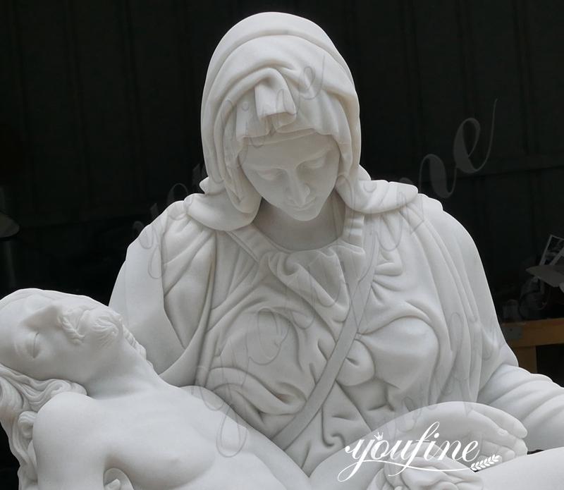 Hand Carved Life Size Pieta Statue for Sale MOKK-866
