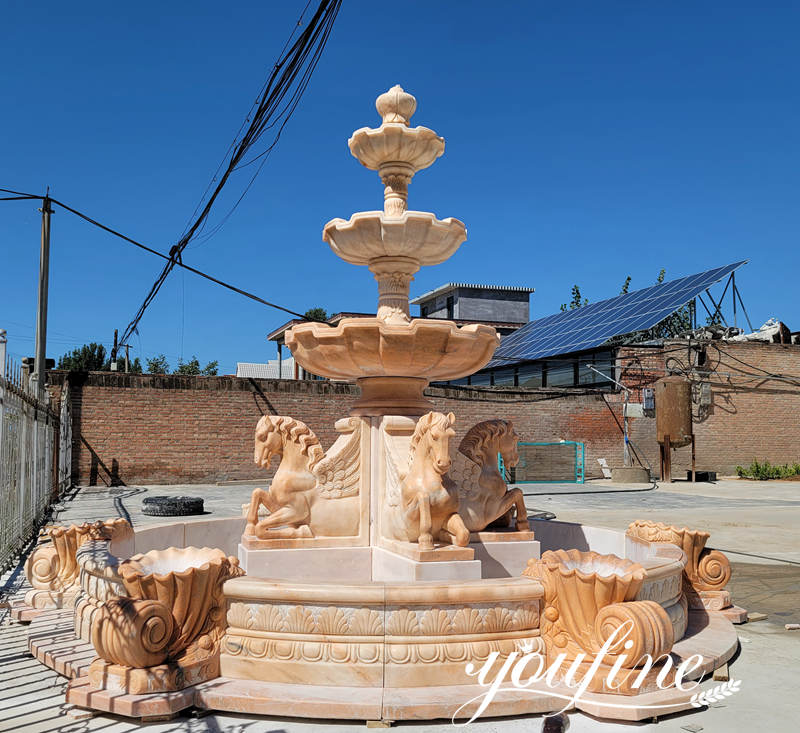 marble water fountain for garden-YouFine Sculpture1