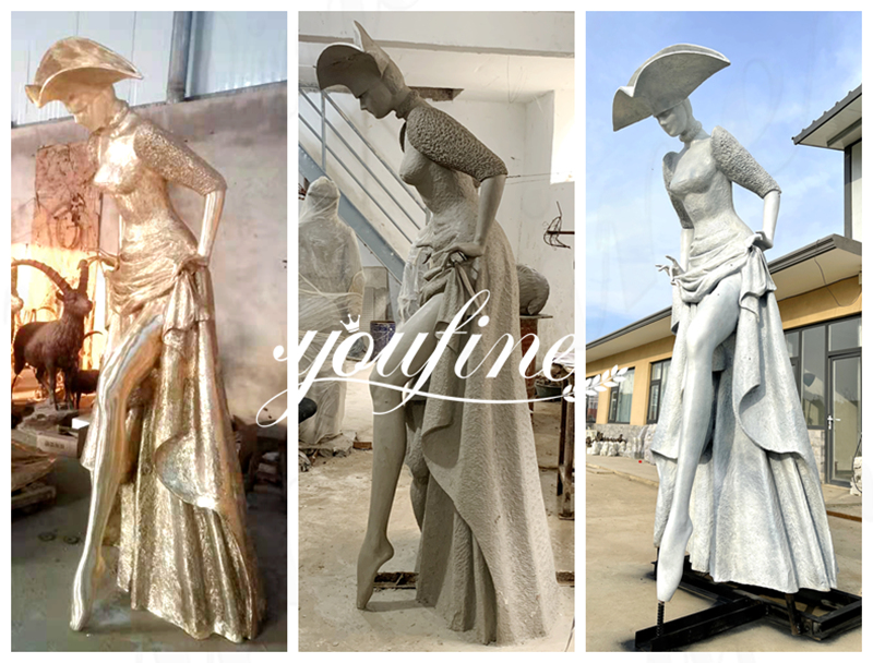 bronze the glass slipper sculpture