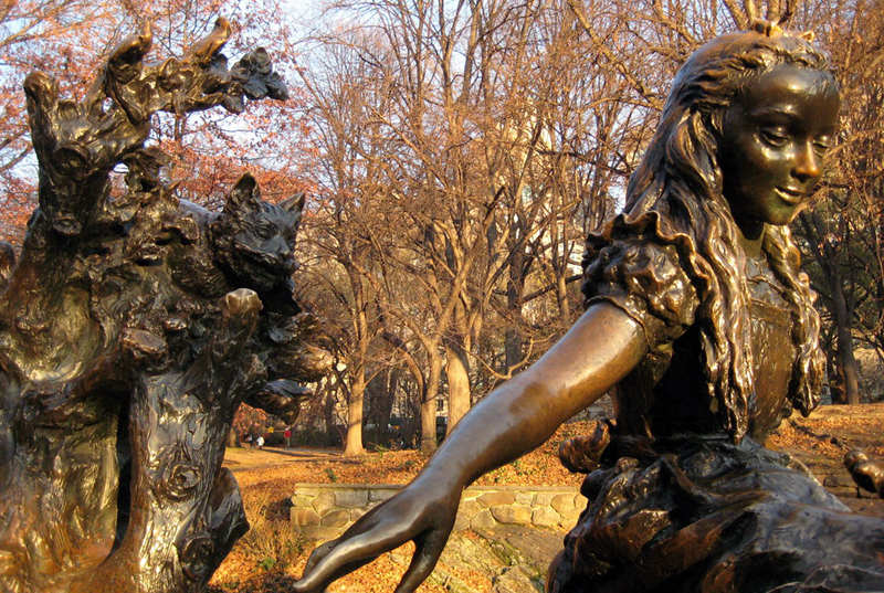 famous bronze statue alice in wonderland -YouFine Sculpture
