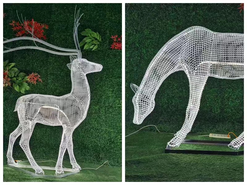metal deer statue-YouFine Sculpture