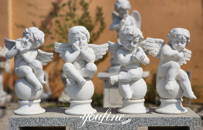 marble cherub statue-YouFine Statue