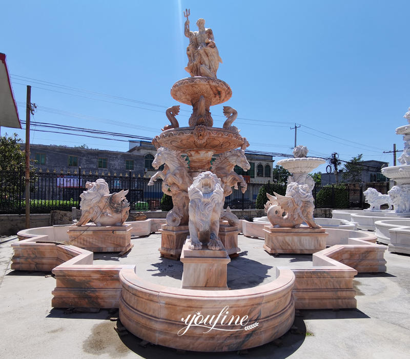marble water fountain for garden-YouFine Sculpture1