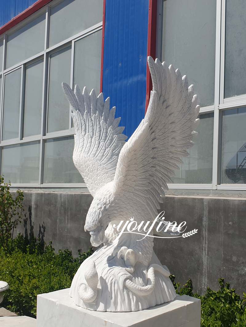 marble eagle statue-01-YouFine Sculpture