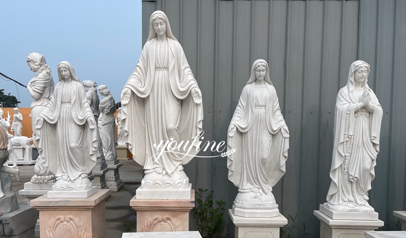 marble virgin mary statue-03-YouFine Sculpture