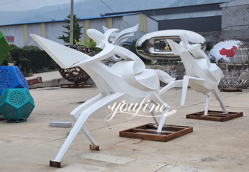 outdoor metal horse sculpture-YouFine Sculpture