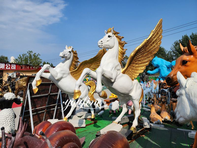 rearing horse sculpture-YouFine Sculpture