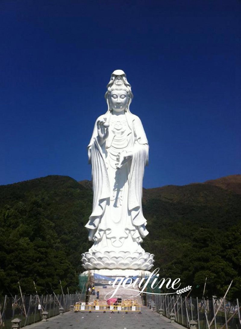 white Guan Yin statue-YouFine Sculpture