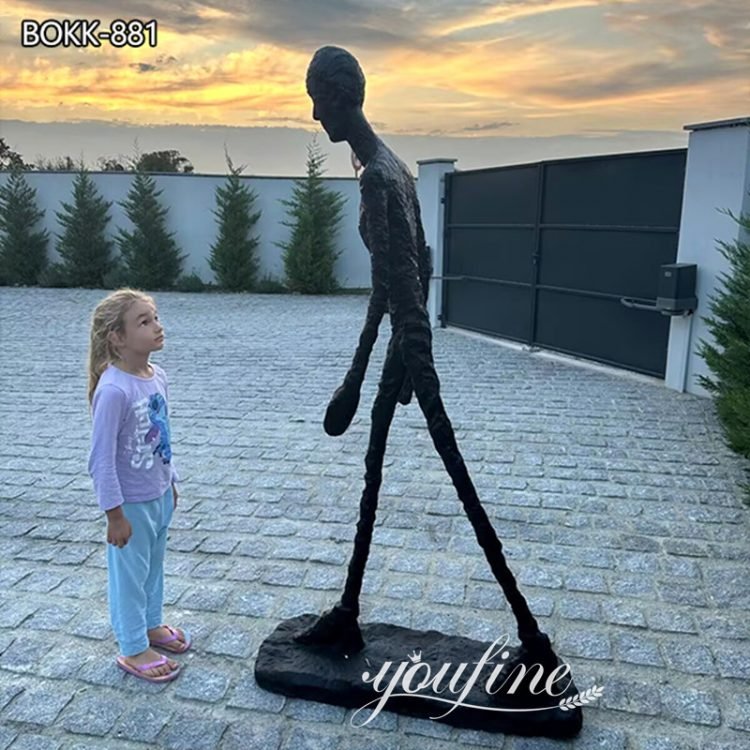 Famous Bronze Walking Man II Rodin Sculpture BOKK-881