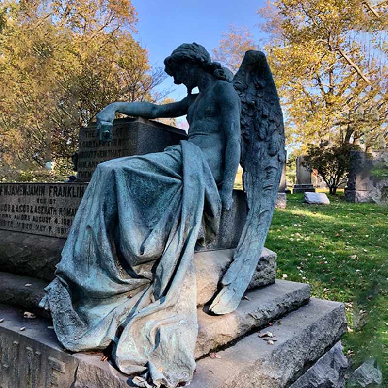 grave angel statues-YouFine Sculpture