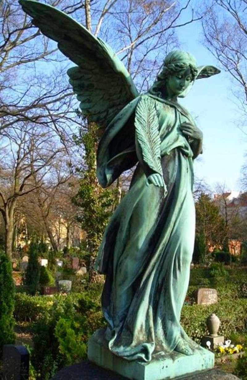 graveside angel statues-YouFine Sculpture