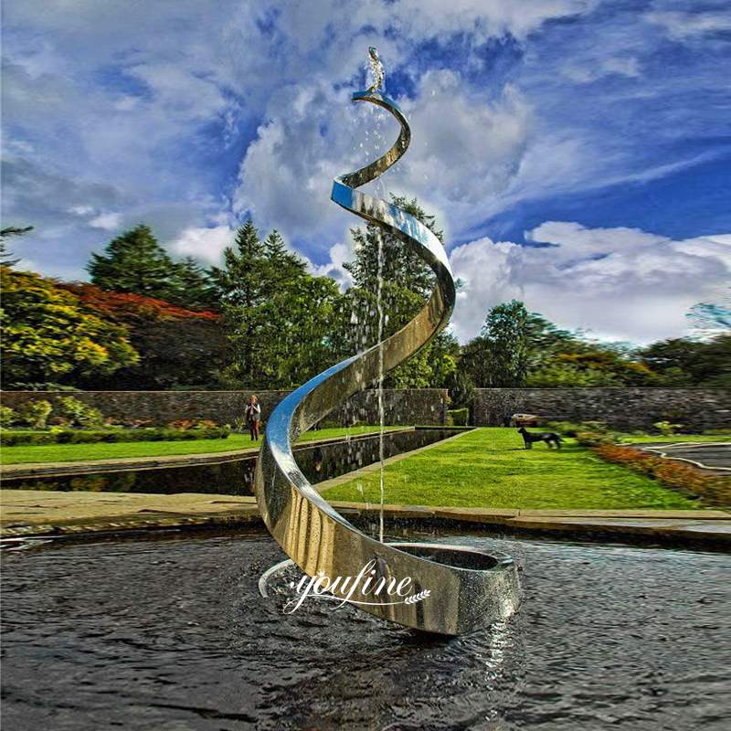 large metal outdoor fountain-YouFine Sculpture