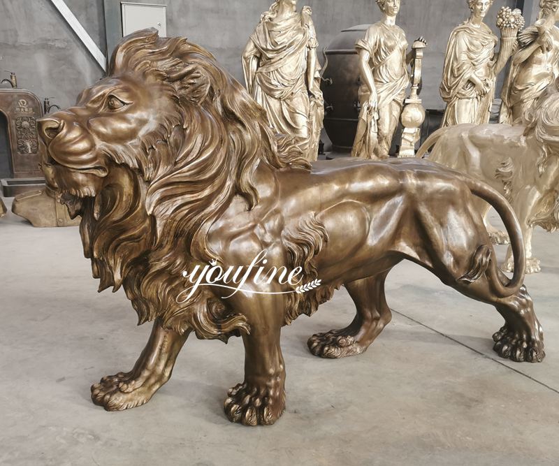 lion sculpture outdoor-02-YouFine Statue