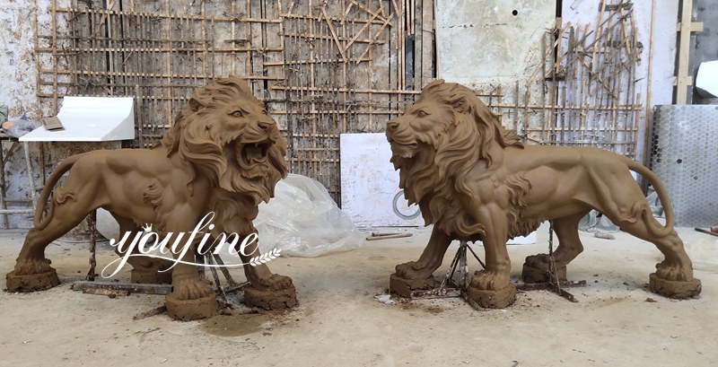 lion sculpture outdoor-03-YouFine Statue