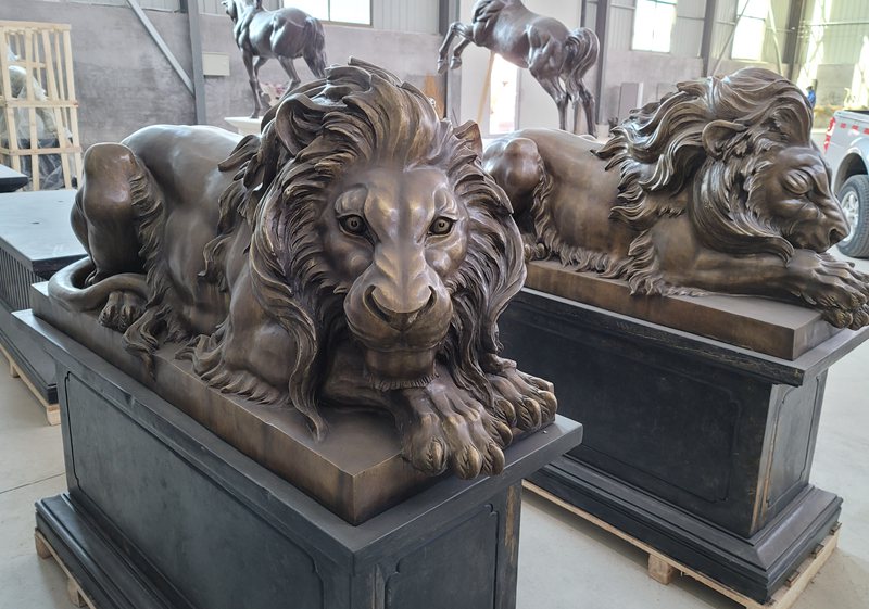 outdoor lion statues for sale-01-YouFine Sculpture