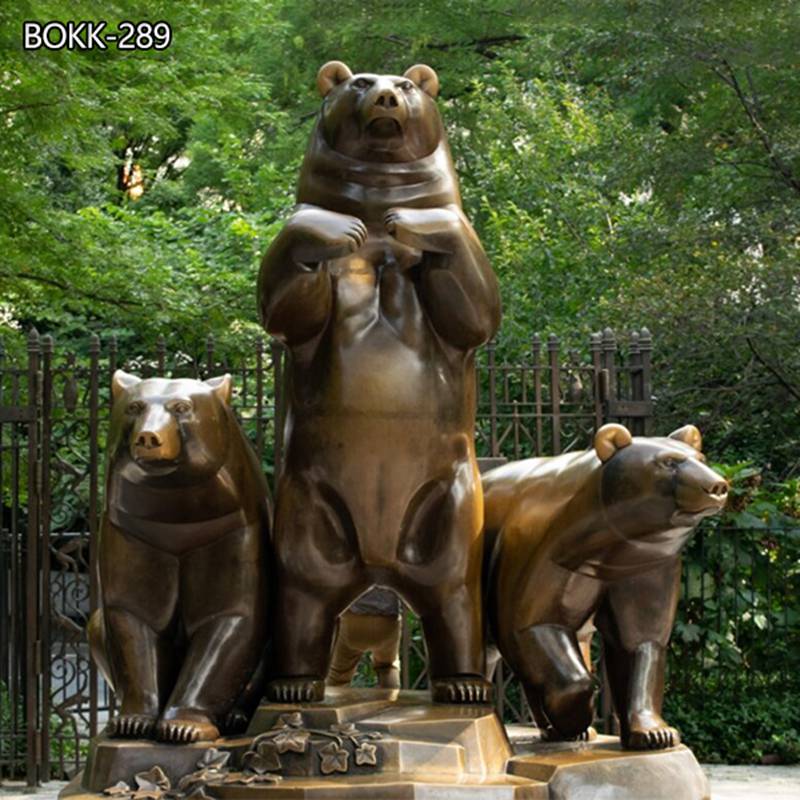 Economical Bronze Large Bear Statues for Sale