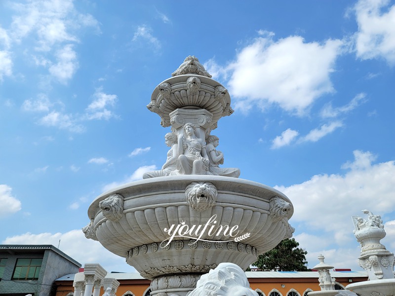 marble water fountain indoor