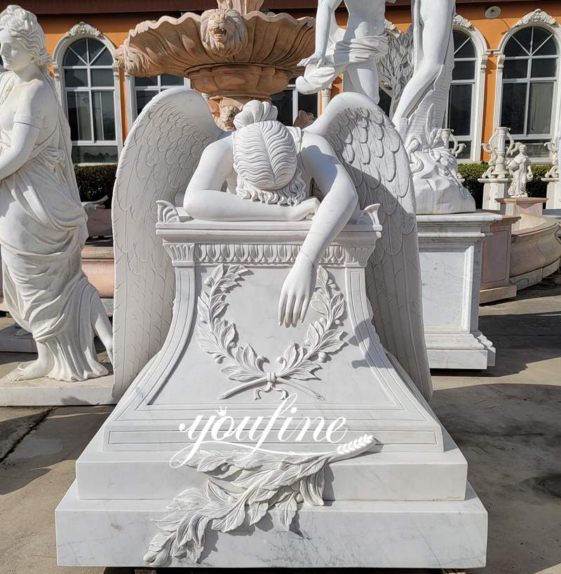 weeping angel headstone