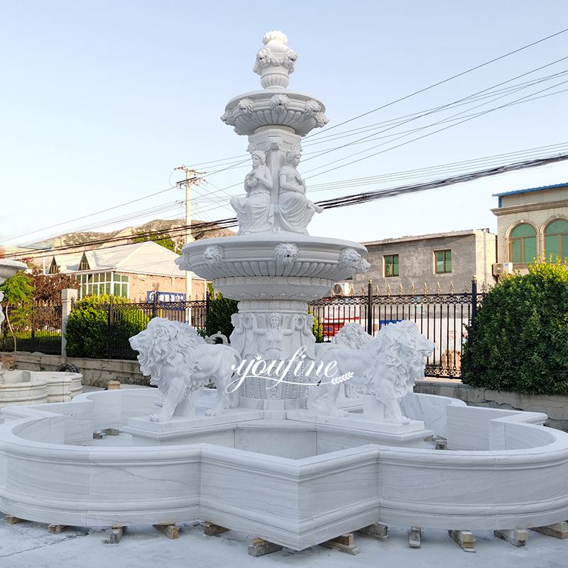 white marble fountain-01