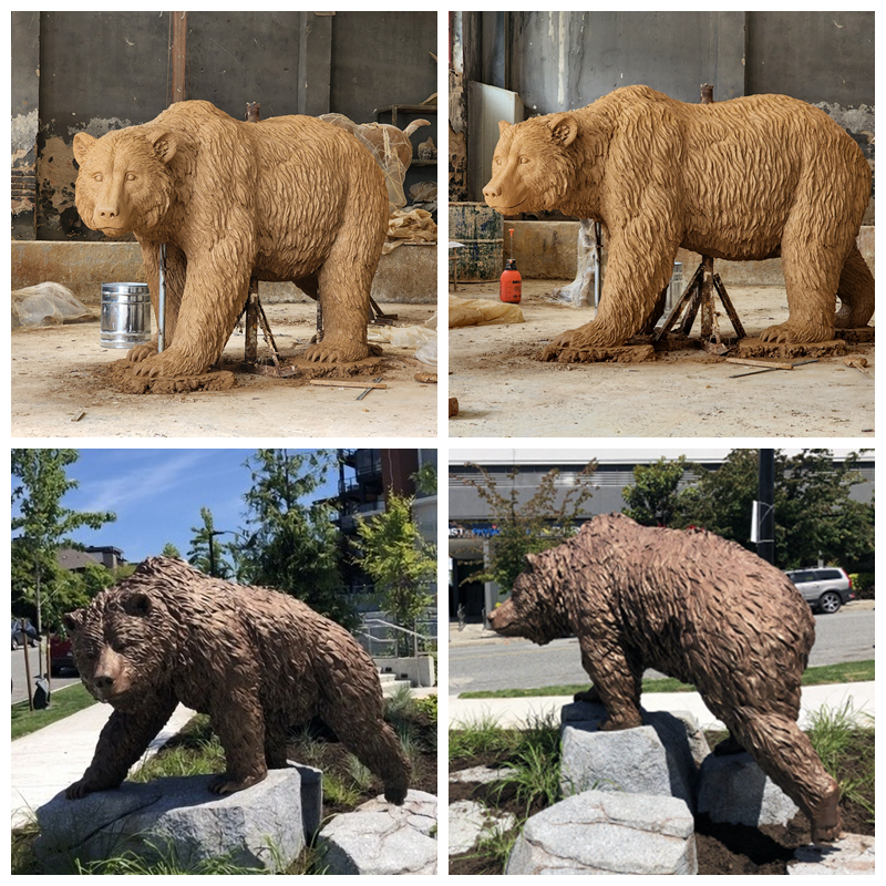 clay model bear
