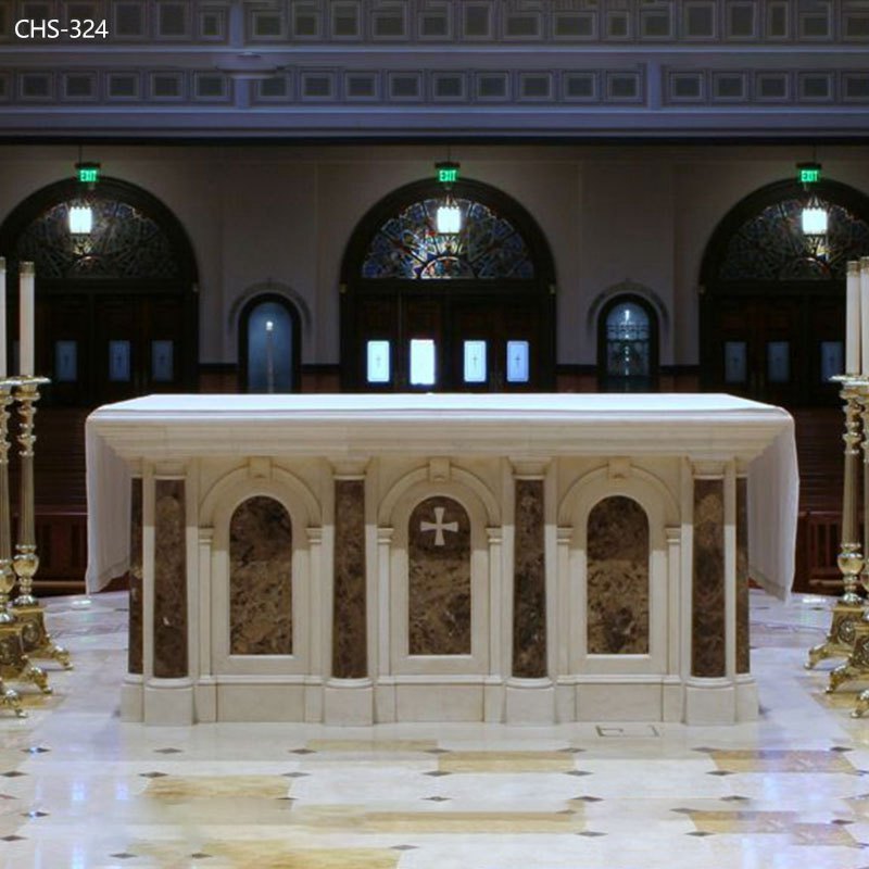 Exquisite Religious Marble Church Altar Table for Sale CHS-324