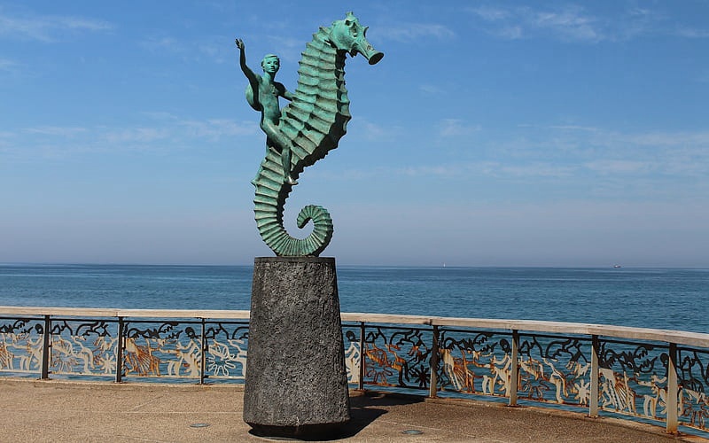 sea animal sculptures