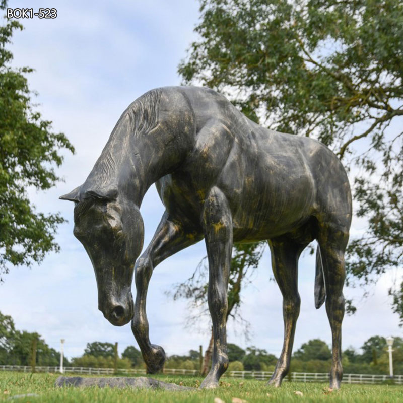 Life Size Bronze Horse Sculpture Decor BOK1-523